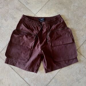 Forever 21 Dark Brown Cargo Shorts